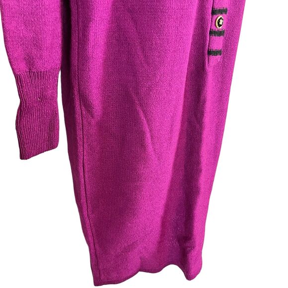 Alnoral Al Spokavicius Danielle Oliver Wool Knit Dress Vintage NWT $398 sz L - Picture 2 of 16